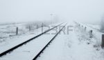 Neve all'alba di marzo