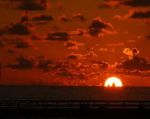 Debole luce d'un triste tramonto