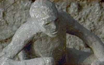 Pioggia a Pompei