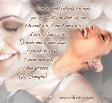 A volte un sorriso