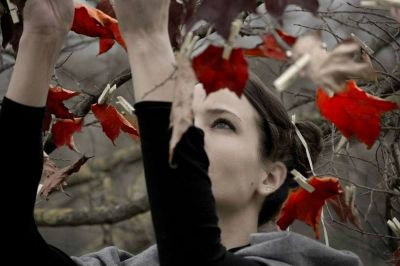 Foglie rosse