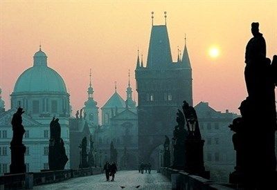 Praga di sera