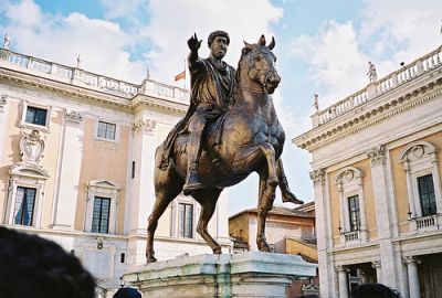 Quattro chiacchiere co' Marc'Aurelio (pasquinata)