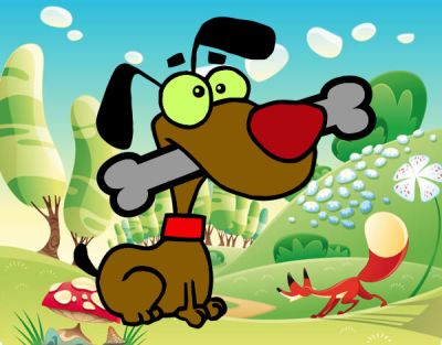 La Pil�strocca del cane con l'osso