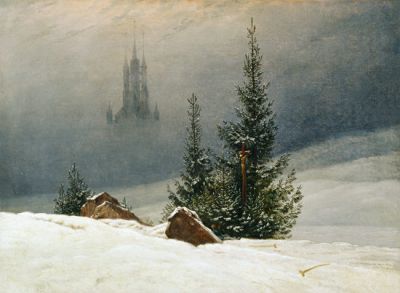 Cattedrale in un d� d'inverno