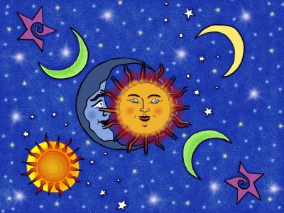 La luna nel sole