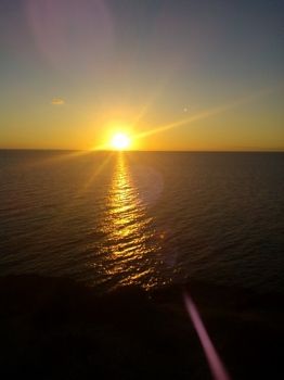 Tramonto sul mare