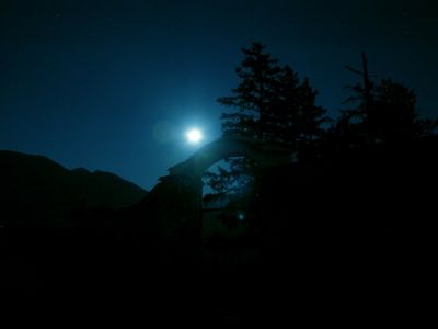 La notte oscura i vetri  