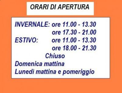 Orario estivo  