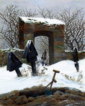 Un Cimitero tra le Nebbie dell'Autunno