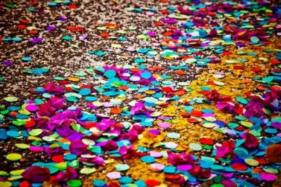Coriandoli in fiore