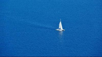 Il mare � una tavola blu