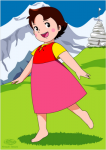Heidi scese dai monti, con la piena